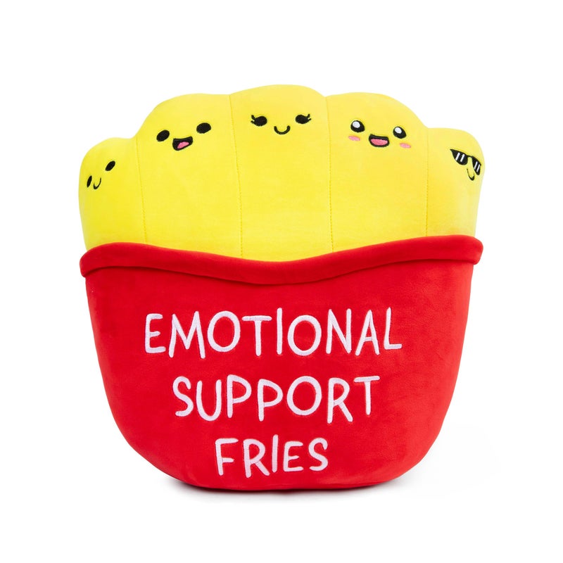 WHAT DO YOU MEME? Emotional Support Mochi Fries by Relatable, Cuddly Stuffed Toys, Soft Body Pillow Plushies, Cute Room Decor, Great Gift Ideas for Loved Ones of All Ages - Image 1