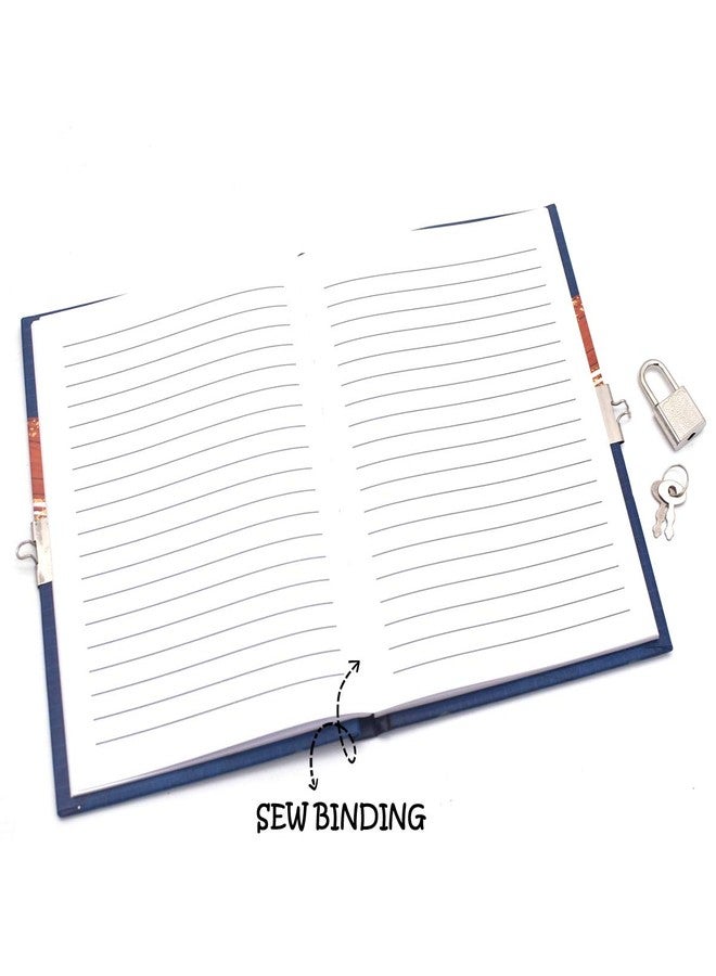 GINMLYDA Boys Diary with Lock for Kids, Spacecraft Diaries 7.1x5.3 160 Pages Kids Journals for Boys with Lock Secret Cute Notebooks for Kids Writing Drawing Gifts for Boys Age 5-10 Years Old - Image 4