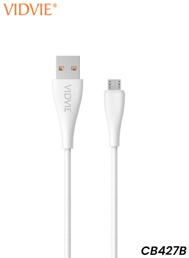 فيدفي كابل مايكرو يو إس بي من فيدفي CB427B بطول 1 متر، كابل شحن سريع من يو إس بي إلى مايكرو يو إس بي 2.4 أمبير مع مزامنة 480 ميجابت في الثانية، تصميم متين خالٍ من التشابك للهواتف الذكية والأجهزة اللوحية وأجهزة الشحن المحمولة ومكبرات الصوت التي تعمل بتقنية البلوتوث وأجهزة مايكرو يو إس بي الأخرى - Image 2