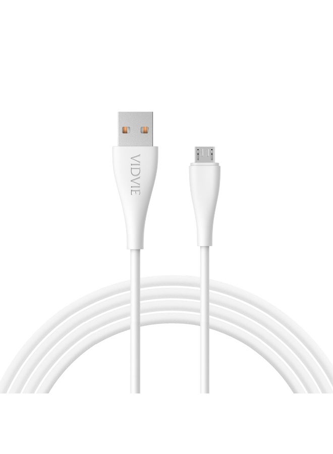 فيدفي كابل مايكرو يو إس بي من فيدفي CB427B بطول 1 متر، كابل شحن سريع من يو إس بي إلى مايكرو يو إس بي 2.4 أمبير مع مزامنة 480 ميجابت في الثانية، تصميم متين خالٍ من التشابك للهواتف الذكية والأجهزة اللوحية وأجهزة الشحن المحمولة ومكبرات الصوت التي تعمل بتقنية البلوتوث وأجهزة مايكرو يو إس بي الأخرى - Image 4