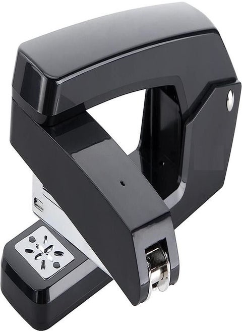 Swing-Arm Swivel Stapler, 25 Sheets Capacity, 360 Degree Rotate Desk Staplers for Booklet or Book Binding, Black