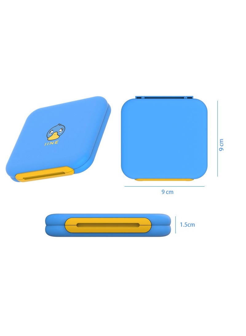 KASTWAVE Card Case, Games Card Case, Cartoon Magnetic Game Card Box, for Nintendo Switch Game, Card Model Cartridges Holder, Carrying Storage Case, for Micro SD/SDHC/TF Card 12 in 1 - Image 2