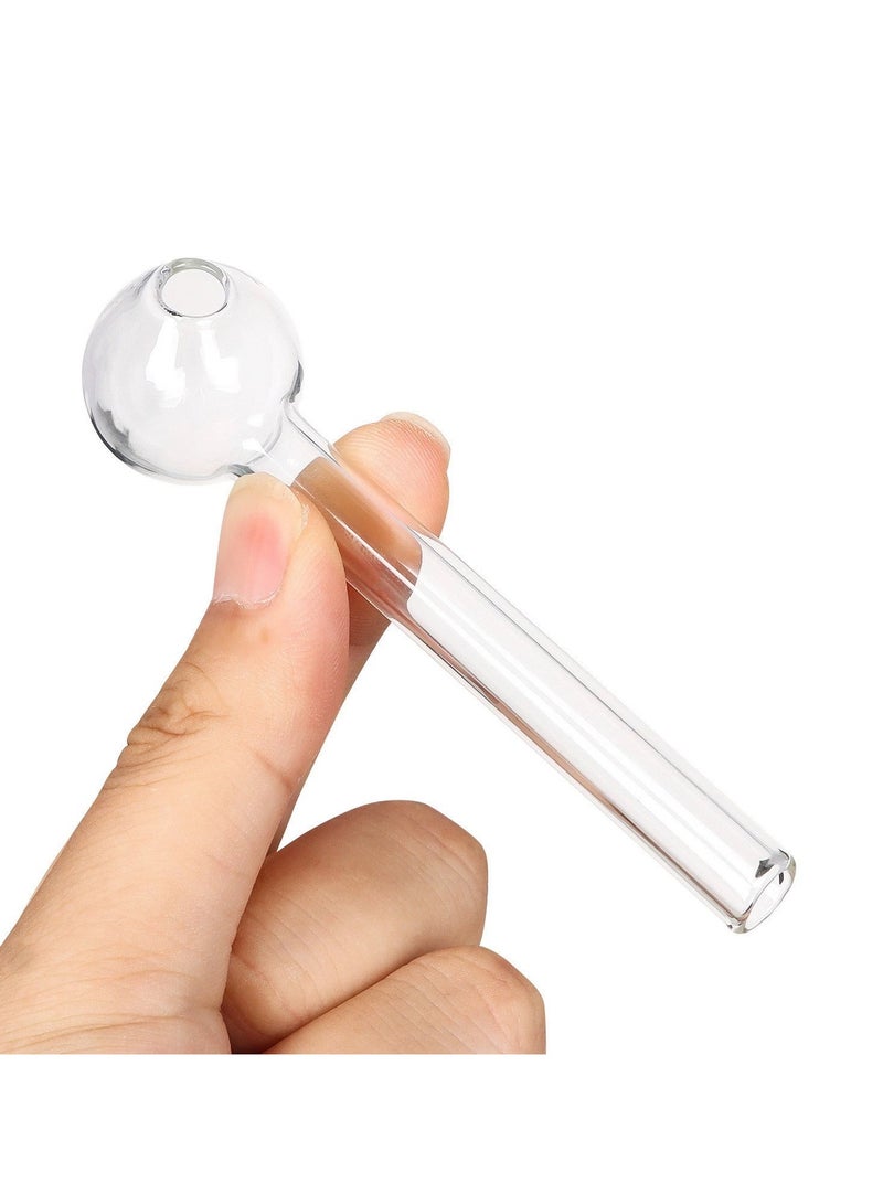 8 PCS Clear Reusable Glass Straws Set, 4" Shatterproof Drinking Straws with Cleaning Brush, BPA-Free, Dishwasher Safe, Perfect for Smoothies, Coffee, Juice, Hot/Cold Drinks - Image 4