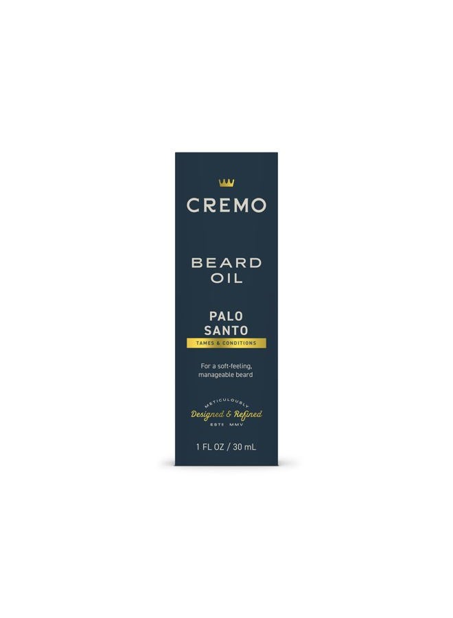 cremo Beard Oil, Palo Santo (Reserve Collection), 1 fl oz - Restore Natural Moisture and Soften Your Beard To Help Relieve Beard Itch - Image 4
