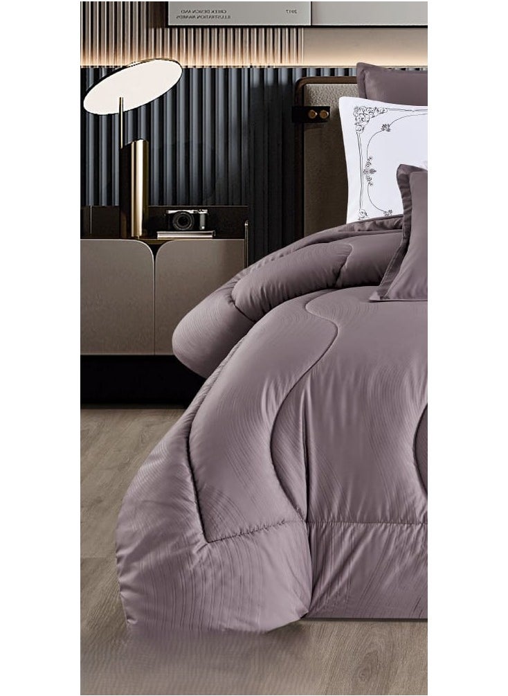 King size double bed comforter set, comfortable and soft, 8 pieces, double-sided, comforter size 250x230 cm