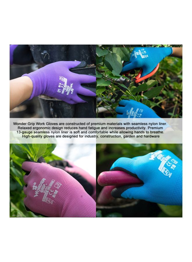 NIBEMINENT Abrasion-Proof Gardening Safety Glove Purple - Image 4
