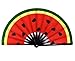 Amajiji Amajiji Large Folding Fan, Chinease/Japanese Bamboo and Nylon-Cloth Folding Hand Fan, Hand Folding Fans for Women/Men,  - Image 2