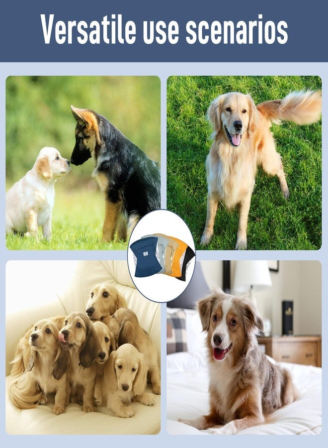 ZINGTERRA 5 Pack Dog Diapers Male,Reusable Leakproof Pet Soft Dog Belly Band Wraps,Male Dog Diaper High Absorbency,Wider Washable Belly Band for Doggy Incontinence and Puppy Training - Image 5