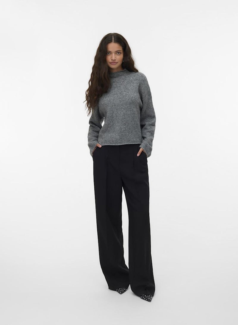 VERO MODA Vmmirla Ls Highneck Pullover - Image 2