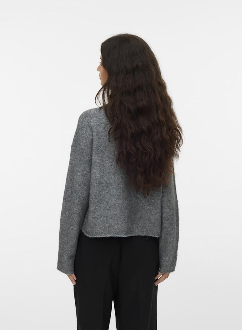VERO MODA Vmmirla Ls Highneck Pullover - Image 3