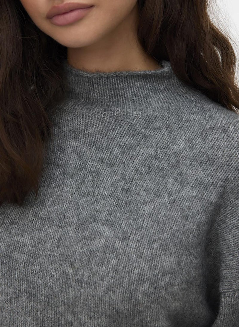VERO MODA Vmmirla Ls Highneck Pullover - Image 4