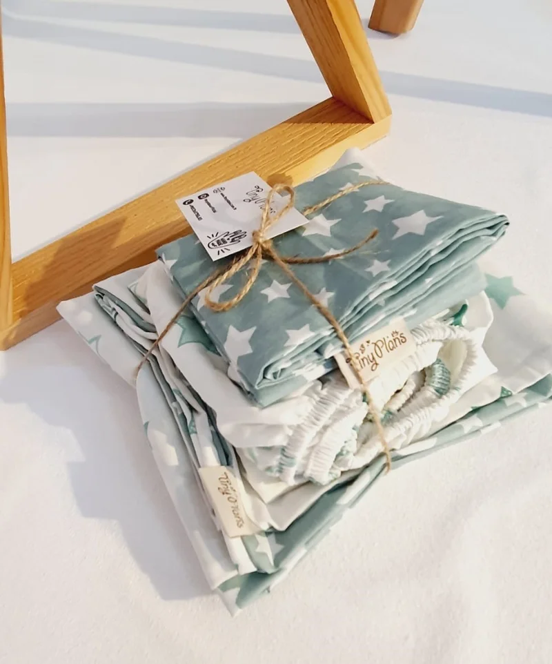 تيني لانس Elastic Baby & Kids Bedding Set