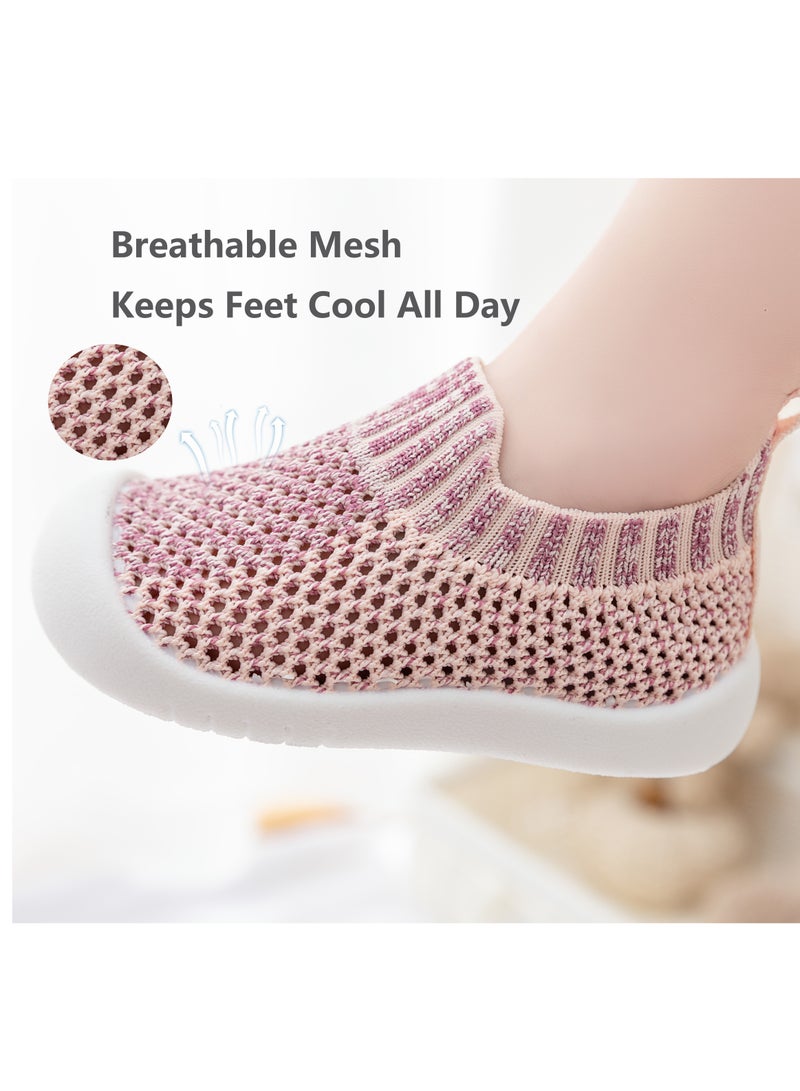 Trainers for Infant Toddler Boys Girls Shoes Breathable Mesh Soft Sole Lightweight Safer Non-Slip Toddler Sneakers Baby First Walking Shoes 6 - 36 Months  - Image 5