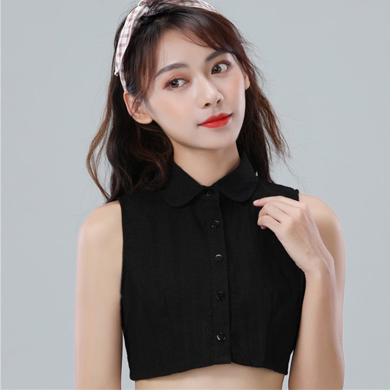 Fake Collar Children''s All-match Fake Collar Pure Cotton Square Collar Interior Elegant Autumn and Winter Matching Sweater Shirt Decorative Fake Collar - Image 2
