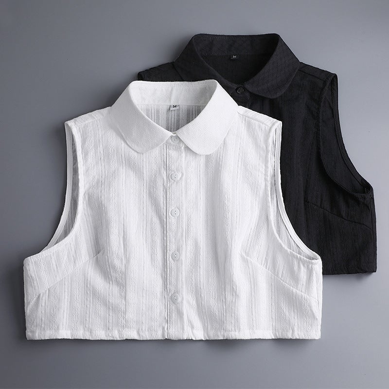 Fake Collar Children''s All-match Fake Collar Pure Cotton Square Collar Interior Elegant Autumn and Winter Matching Sweater Shirt Decorative Fake Collar - Image 1