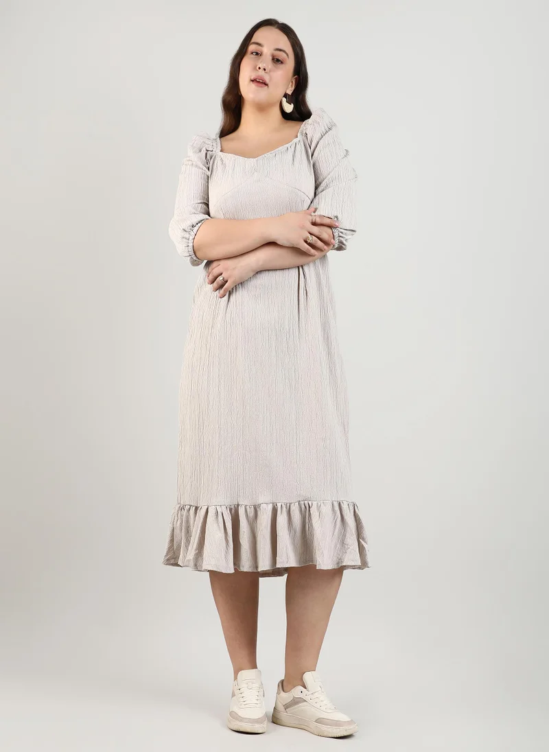 انستافاب بلس Ruffle Hem Dress
