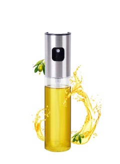 RAQTA Oil Spray Bottle for Cooking – 100ML Vinegar & Oil Sprayer for Air Fryer  - Image 1