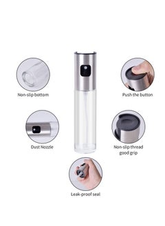 RAQTA Oil Spray Bottle for Cooking – 100ML Vinegar & Oil Sprayer for Air Fryer  - Image 5