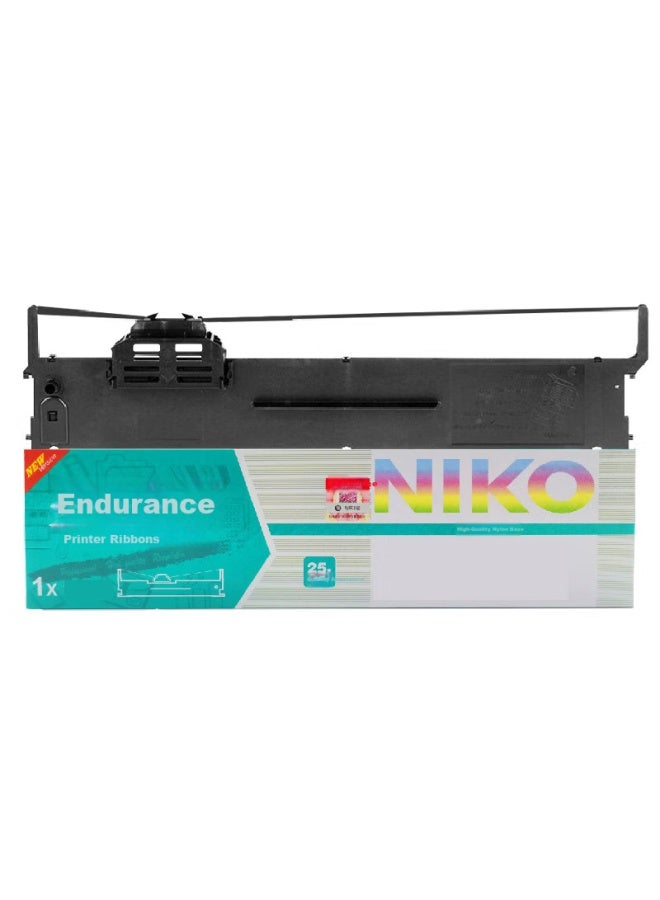 Niko N Plq20k Ribbon Cartridge (20m), Compatible With Epson Plq20k 20km 22km 30k 30km Lq90kp 22kcs 22kcsm Printer Ribbon Frame - Image 2