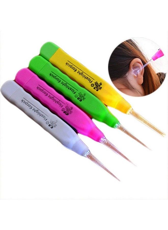 Density Collection - Kid Baby Safe Led Flashlight Earpick Luminous Visible Ear Spoon Earwax Remover Curette Cleaning Earpick Ear Safety Cleaner Flashlight Reusable Curette Earpick - Image 1