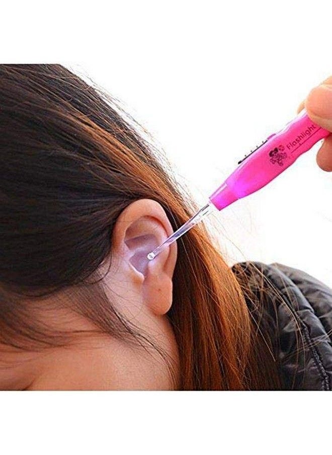 Density Collection - Kid Baby Safe Led Flashlight Earpick Luminous Visible Ear Spoon Earwax Remover Curette Cleaning Earpick Ear Safety Cleaner Flashlight Reusable Curette Earpick - Image 1