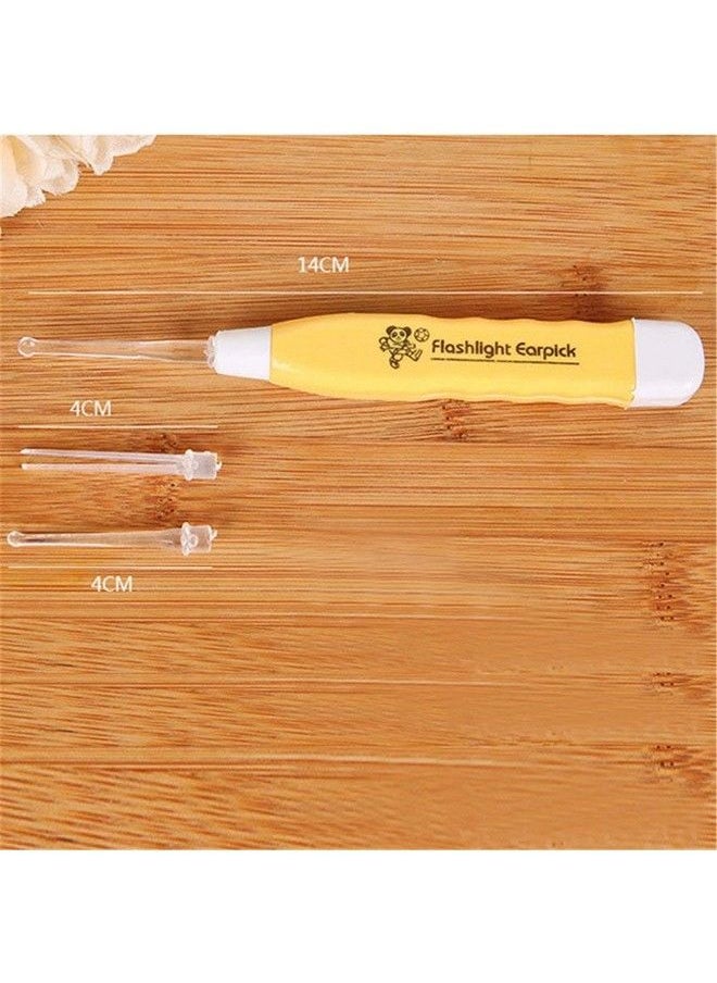 Density Collection - Kid Baby Safe Led Flashlight Earpick Luminous Visible Ear Spoon Earwax Remover Curette Cleaning Earpick Ear Safety Cleaner Flashlight Reusable Curette Earpick - Image 1