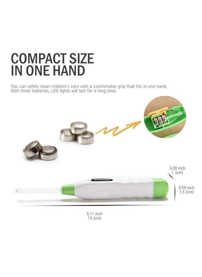 Density Collection - Kid Baby Safe Led Flashlight Earpick Luminous Visible Ear Spoon Earwax Remover Curette Cleaning Earpick Ear Safety Cleaner Flashlight Reusable Curette Earpick - Image 1