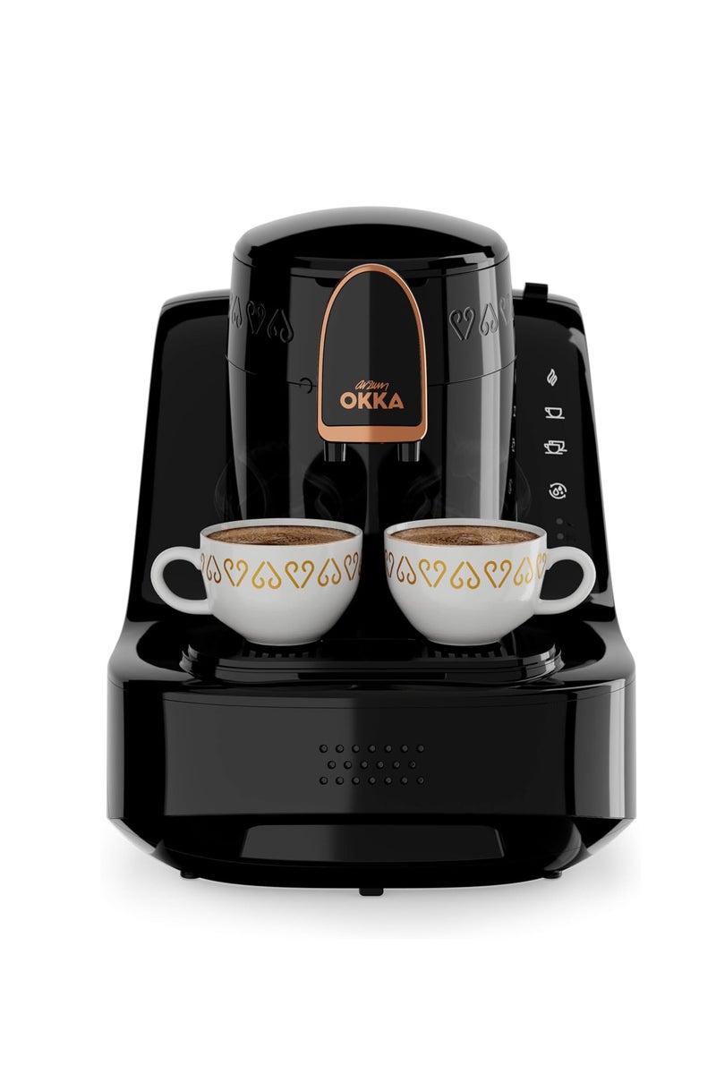 ارزوم اوكا Arzum OKKA ELIT ماكينة القهوة التركية الأوتوماتيكية - أسود*نحاسي OK0040-26 - Image 3