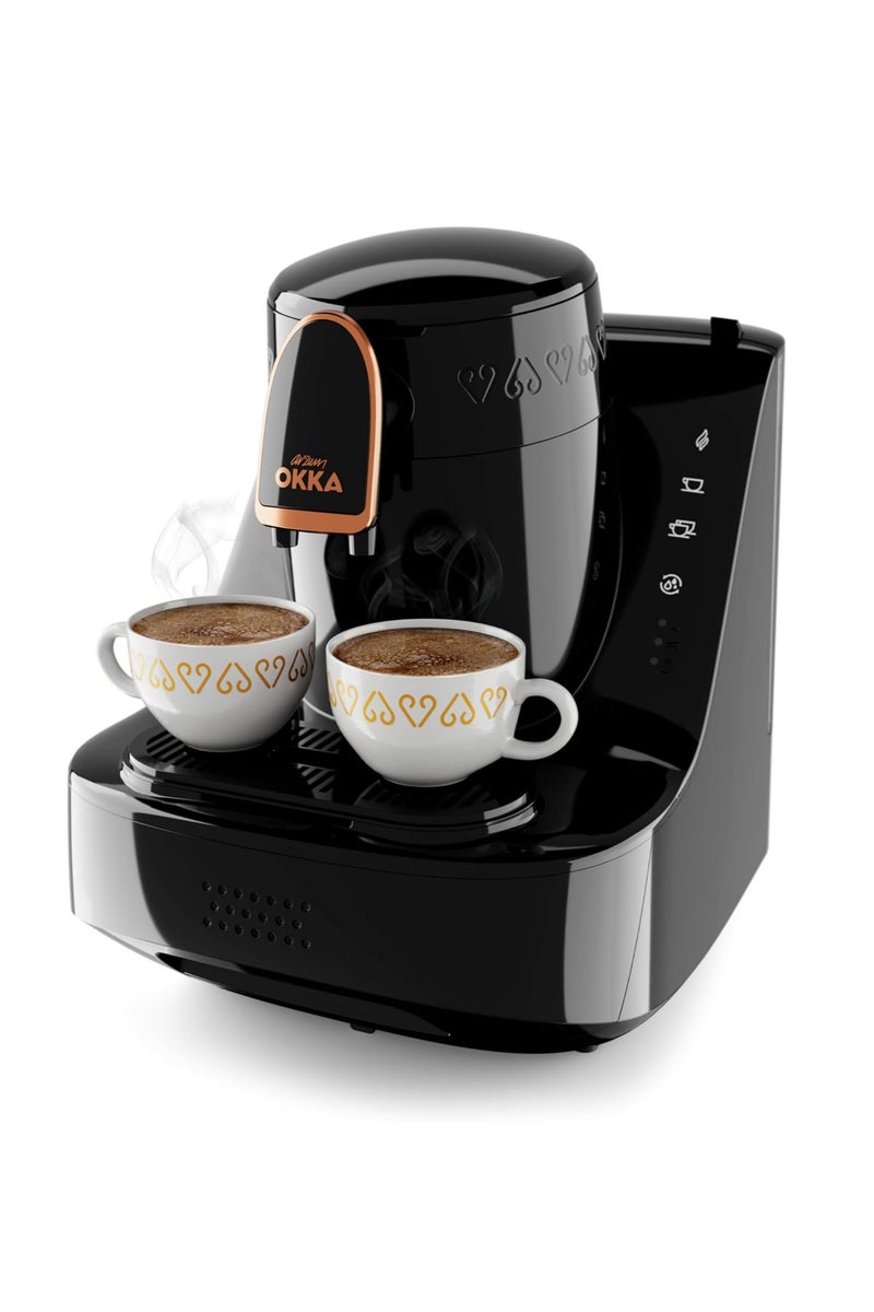 ارزوم اوكا Arzum OKKA ELIT ماكينة القهوة التركية الأوتوماتيكية - أسود*نحاسي OK0040-26 - Image 1