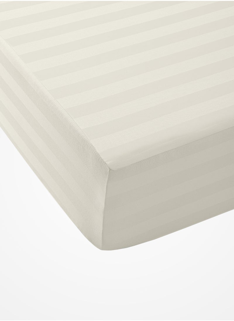 Master Home Textile - Microfiber Hotel Duvet Cover Sets, Fits 200 cm x 200 cm Size Bed,  6 Pcs King Size, Hotel Stripe Pattern - Image 1