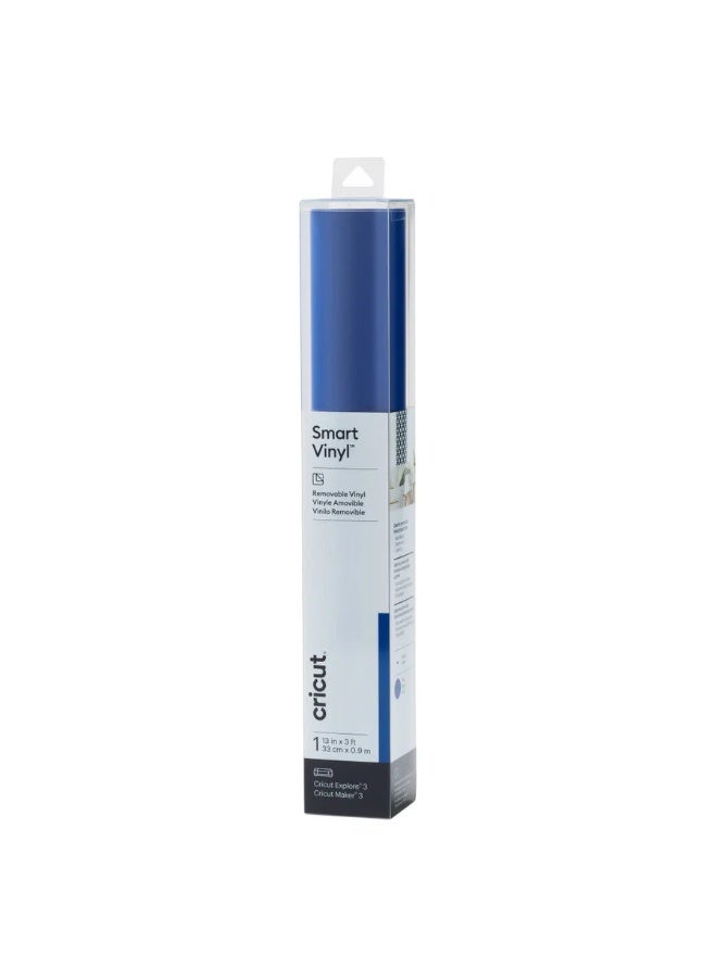 Cricut Smart Removable Vinyl, Blue, 33 x 91 cm (0.9 m)