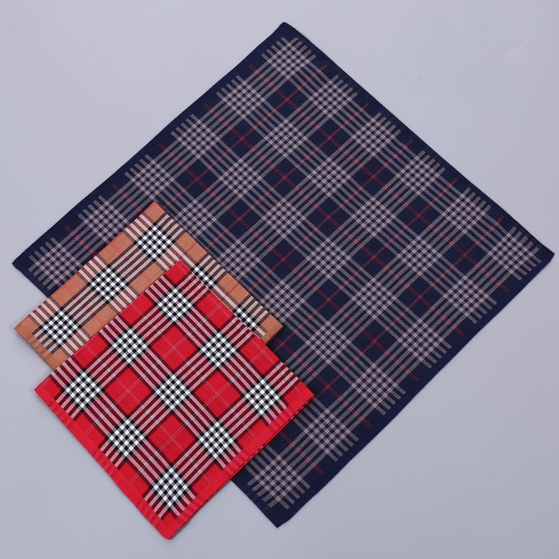Men'S Pure Cotton Handkerchief Summer Thin Portable Vintage Nostalgic Handkerchief Cotton Square Towel Comfortable Soft Hand Towel Square Towel - Image 5