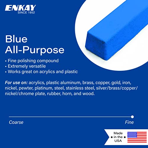 ENKAY - Blue Extra Fine All-Purpose Polishing Compound, 4 Oz. (U.S. Made) - Image 3
