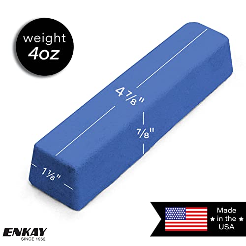 ENKAY - Blue Extra Fine All-Purpose Polishing Compound, 4 Oz. (U.S. Made) - Image 2