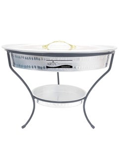 ARTC Breakfast serving tray or Dry fruit Serving dish 7 partition with stand 40cm  - Image 2
