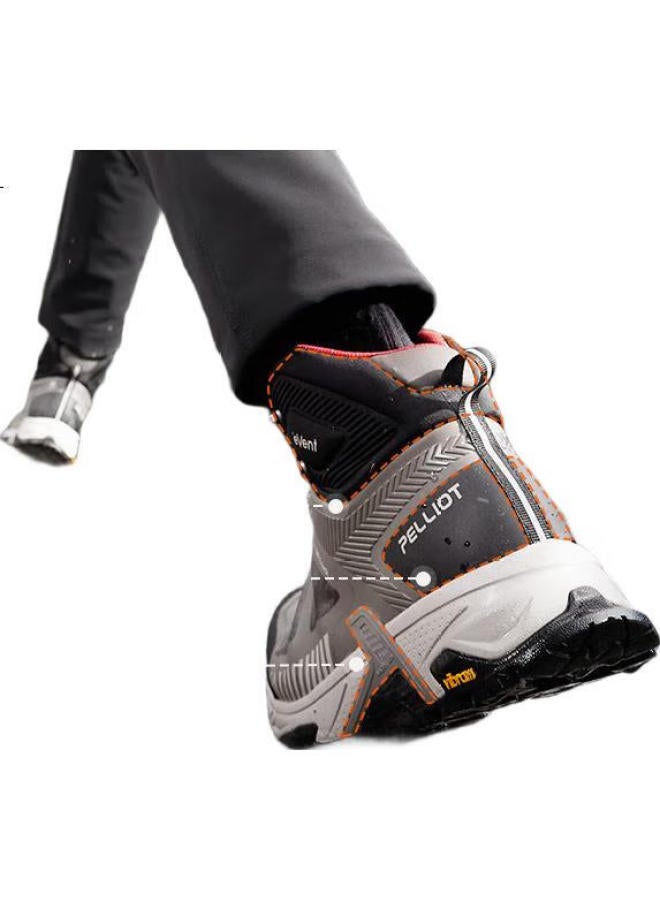 PELLIOT Men'S Outdoor Mountaineering Shoes Event Waterproof Vibram Anti-Slip 115119031 Chestnut Brown Size 44 - Image 3