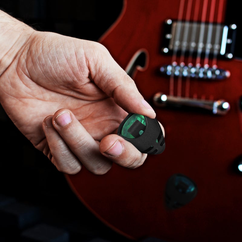 Guitar Picks Holder, Spring Loaded Secure Storage for Acoustic Electric Guitars - Image 5