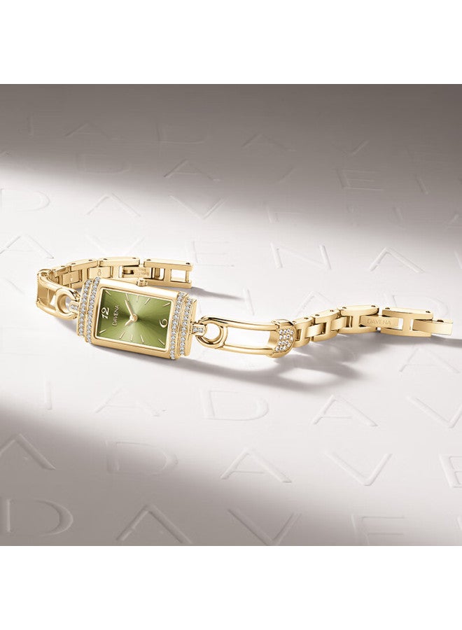 Davena [new Year Gift] Tiweina Small Pin Watch For Women, Elegant Light Luxury Green Watch, Birthday Gift For Girlfriend - Image 4