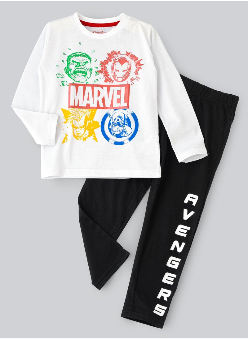 MARVEL Sleep Story by UrbanHaul - Marvel Avengers Pajama Set for Little Boys  - Image 1
