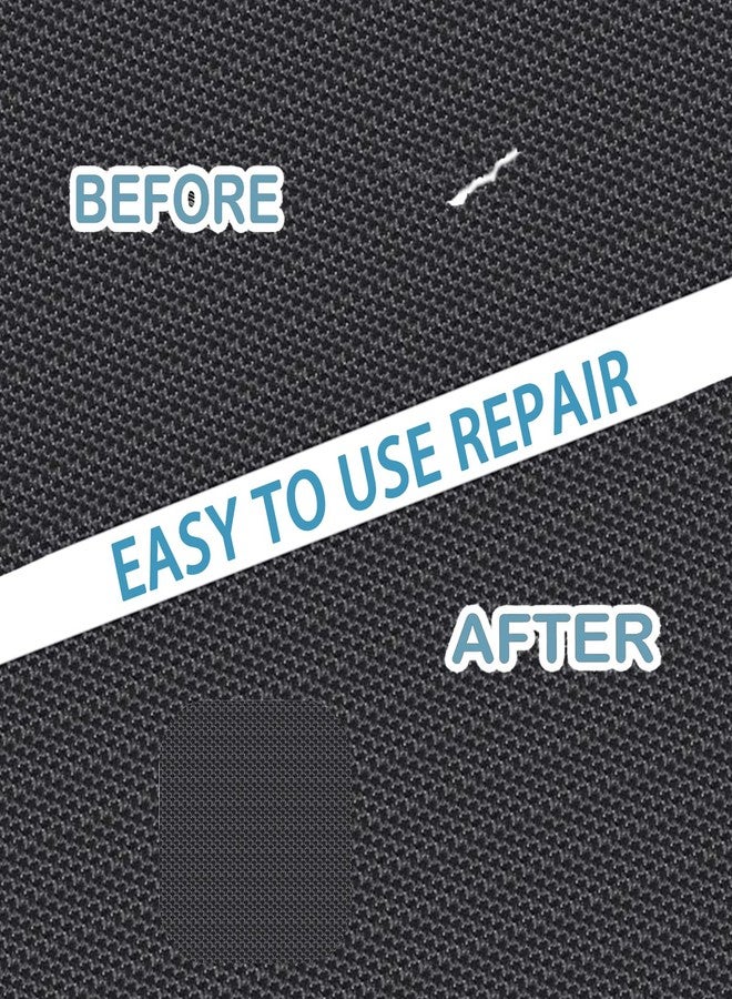 TIUSUTA Heavy-Duty Trampoline Patch Repair Kit: 6 Self-Adhesive Patches (2 Square+2 Rectangular+2 Round) Repair Trampoline Mat Tear or Hole in a & Quick Mat Repairs - Image 5