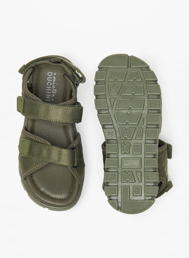 دوتشيني صنادل أولاد مستر بنعل خارجي بشريط لاصق - Image 4