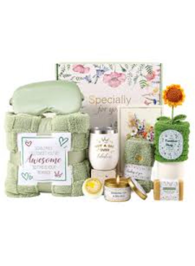 Mothers Day Birthday Gifts for Women Mom Grandma Wife, Easter Basket Birthday Gifts for Women Mom Wife Best Friend Sister Her, Relaxing Self Care Package Gift Get Well Spa Gift Baskets for Woman