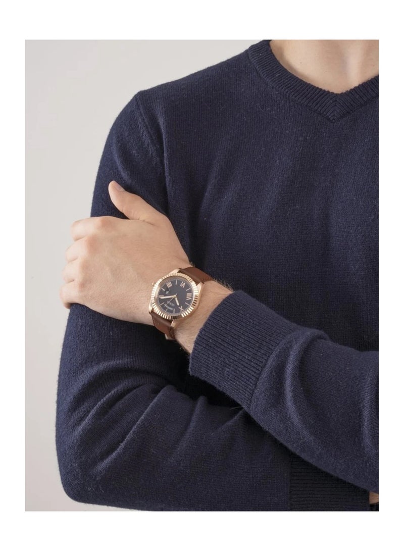 GUESS Men's Analog Leather Wrist Watch - GW0353G2 - 42 mm  - Image 5