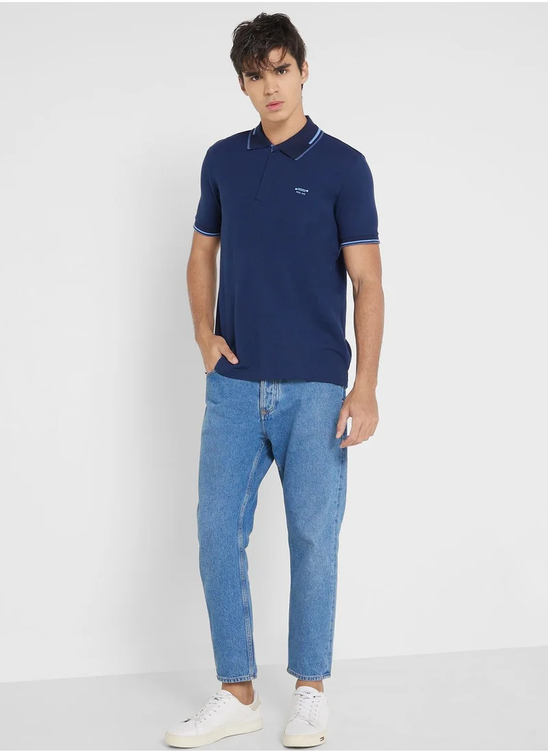 Robert Wood Short Sleeve Polo Shirt