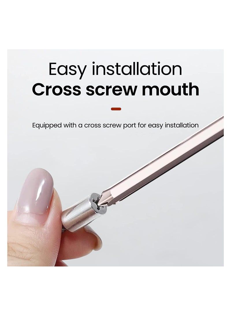 KASTWAVE 30 Pcs Shelf Bracket Screws Pegs with Non-Slip Sleeve Cabinet Shelf Support Pegs Non-Punching Clapboard Holder for Shelf Hole of Furniture - Image 3