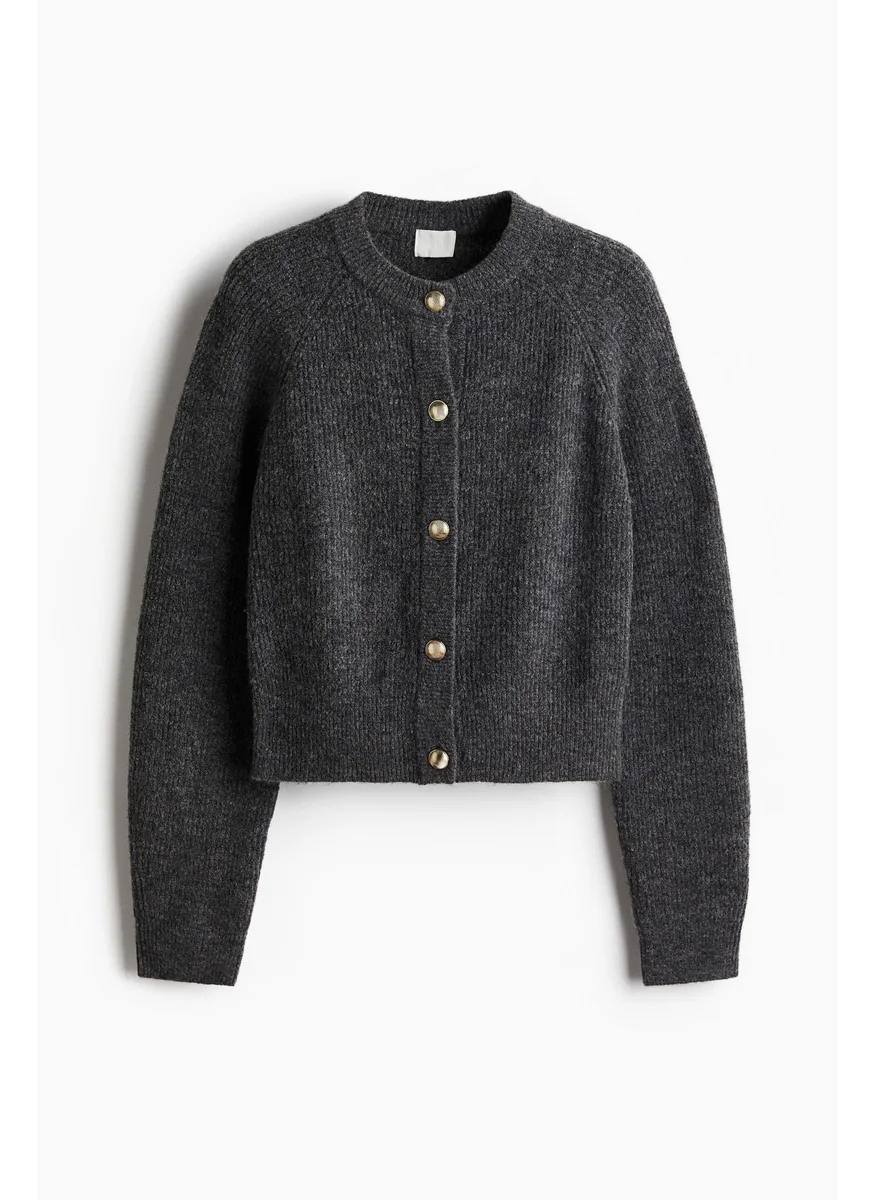 H&M Rib-Knit Cardigan