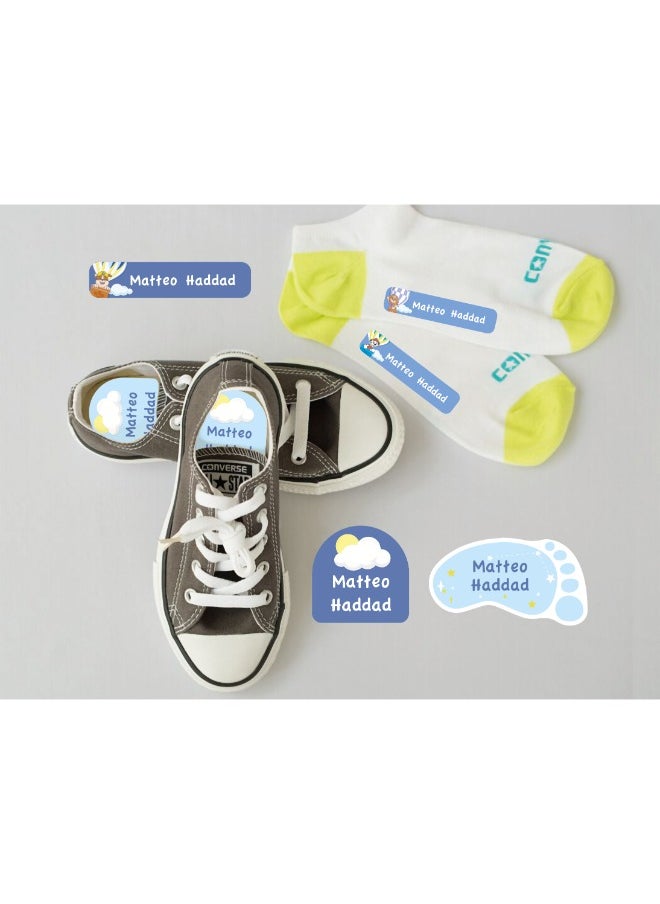 Essmak Paw Patrol Personalized Waterproof Name Labels for Kids – Set of 74 Custom Stickers for School Supplies, Lunch Boxes, Clothes and Toys  - Image 5