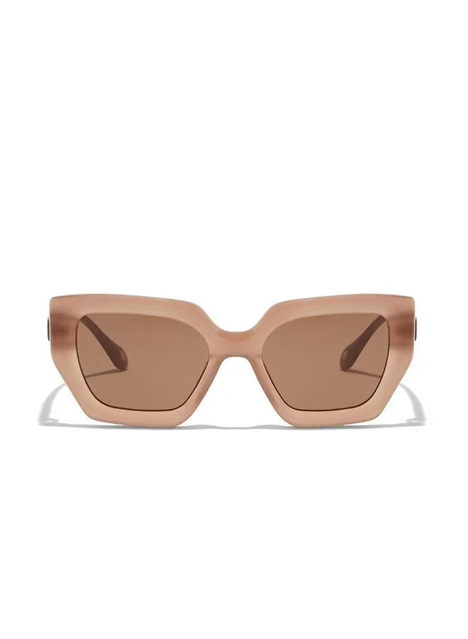 30Sundays Phoenix,Women Sunglasses, Cat Eye Sunglasses, UV Protection: UV400 (Beige,Brown)