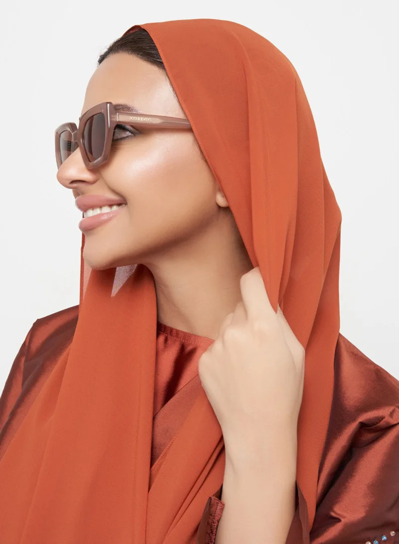30Sundays Phoenix,Women Sunglasses, Cat Eye Sunglasses, UV Protection: UV400 (Beige,Brown)