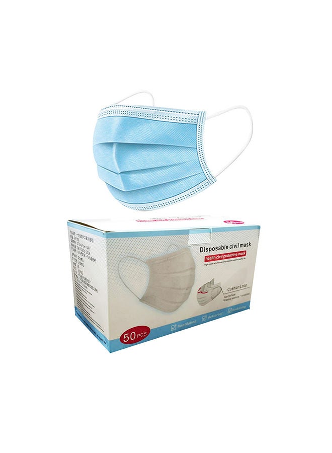 NIBEMINENT 50-Piece Disposable Face Mask Set With Earloop - Image 2